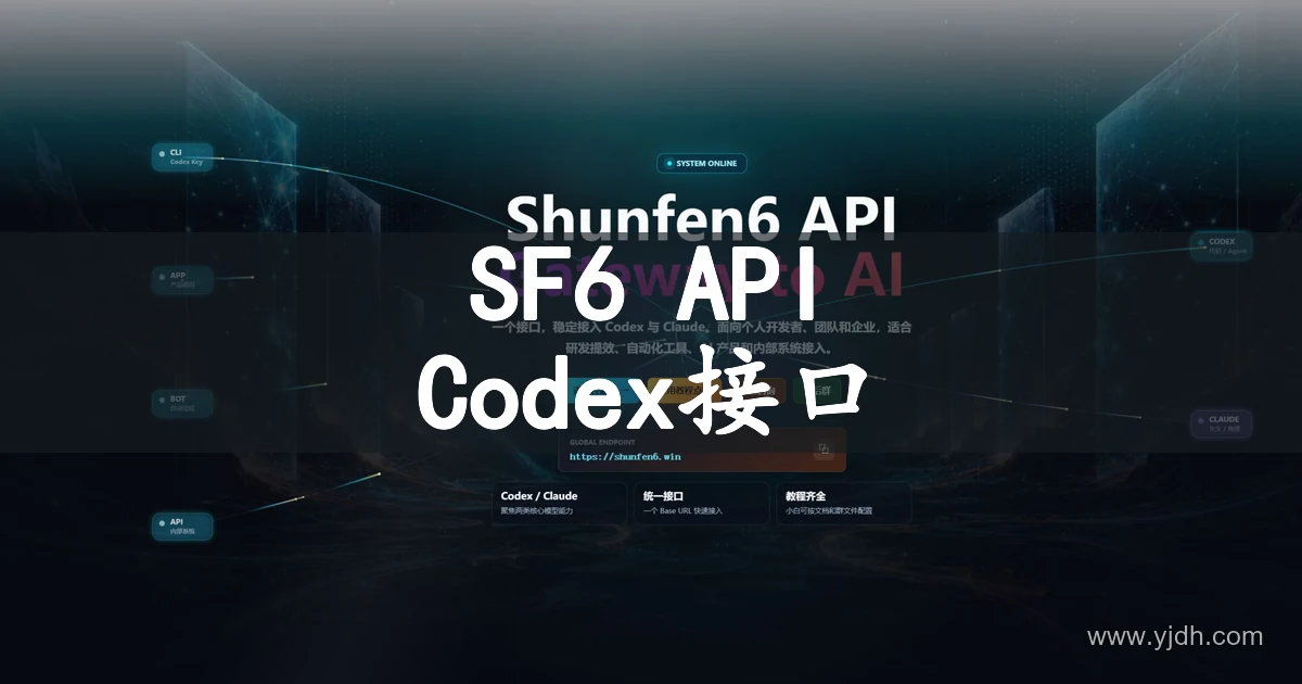 Shunfen6 API统一接口网关公开官网展示页截图