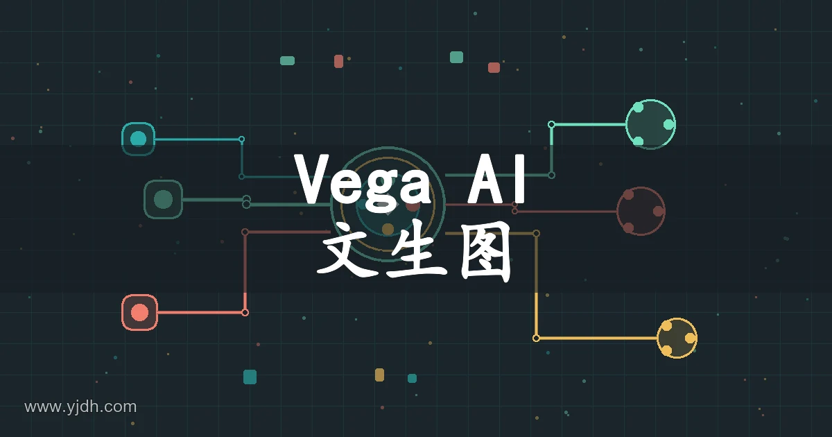 Vega AI 文生图主题图，展示文字创作与图像创作用途