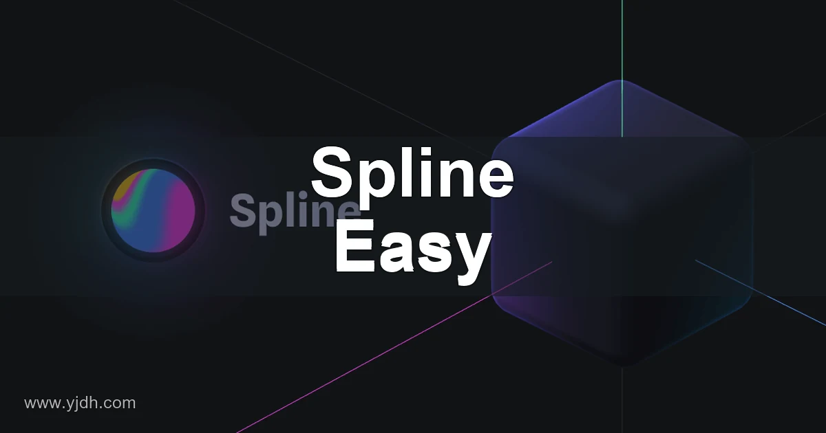 Spline Easy 3d modeling 官方公开页面配图